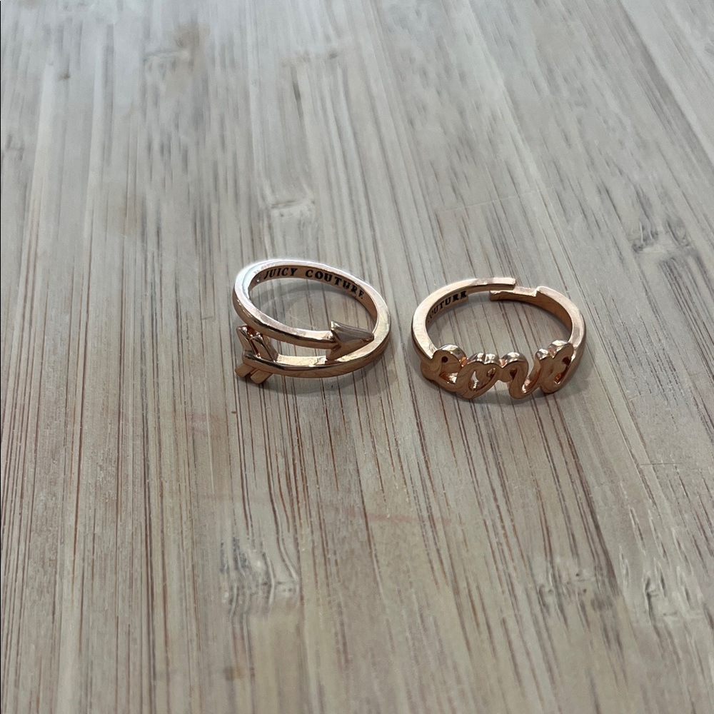 Juicy Couture Gold Women's Ring Duo